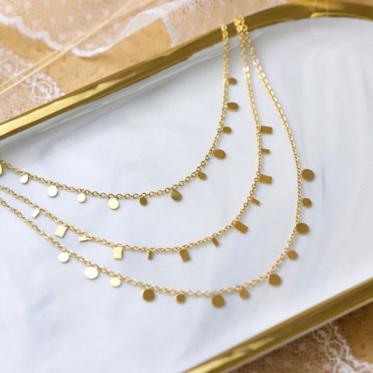 Water Drop Titanium Steel Necklace For Women